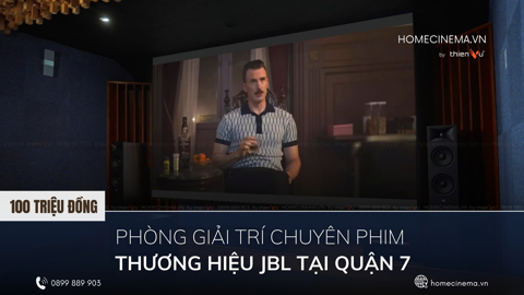 Ảnh nhỏ: Phòng Giải Trí Chuyên Phim Với Thương Hiệu JBL Tại Quận 7