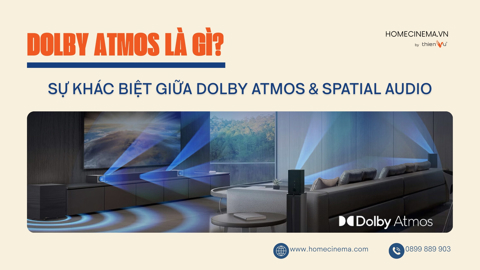 Ảnh nhỏ: Dolby Atmos là gì? Sự khác biệt giữa Dolby Atmos và Spatial Audio