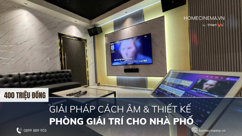 Ảnh nhỏ: Giải Pháp Cách Âm & Thiết Kế Phòng Giải Trí Cho Nhà Phố